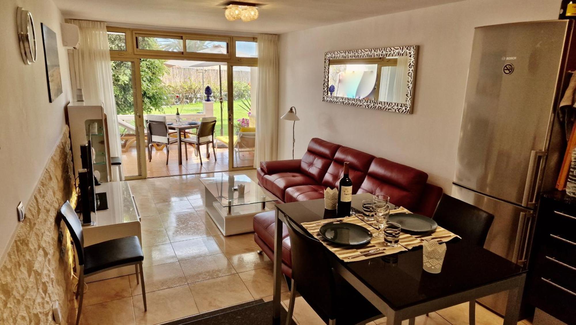 Tamaran 102 - Los Campos - Lux Garden Apt Near Dunes, Quiet-Central-Renovated San Bartolomé Exterior foto